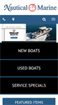 Mobile Screenshot of nauticalmarine.com